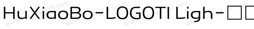 HuXiaoBo-LOGOTI Ligh字体转换